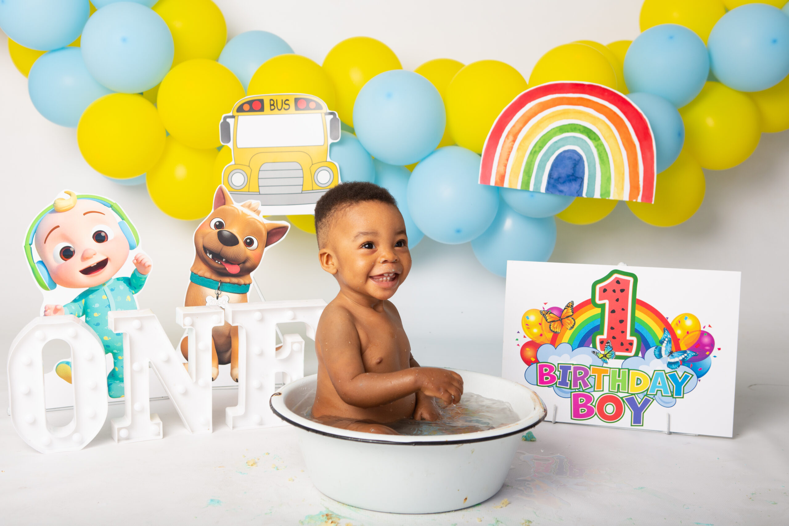 Celebrate Life's Moments with the Best Birthday Photoshoot, Splash Tub Photography, and Cake Smash Studio in Midrand at Light Affair Photography